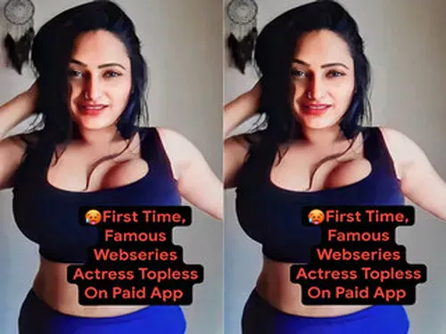Jayshree Gaikwad Nude Video With Full Face Pressing Her Boobs