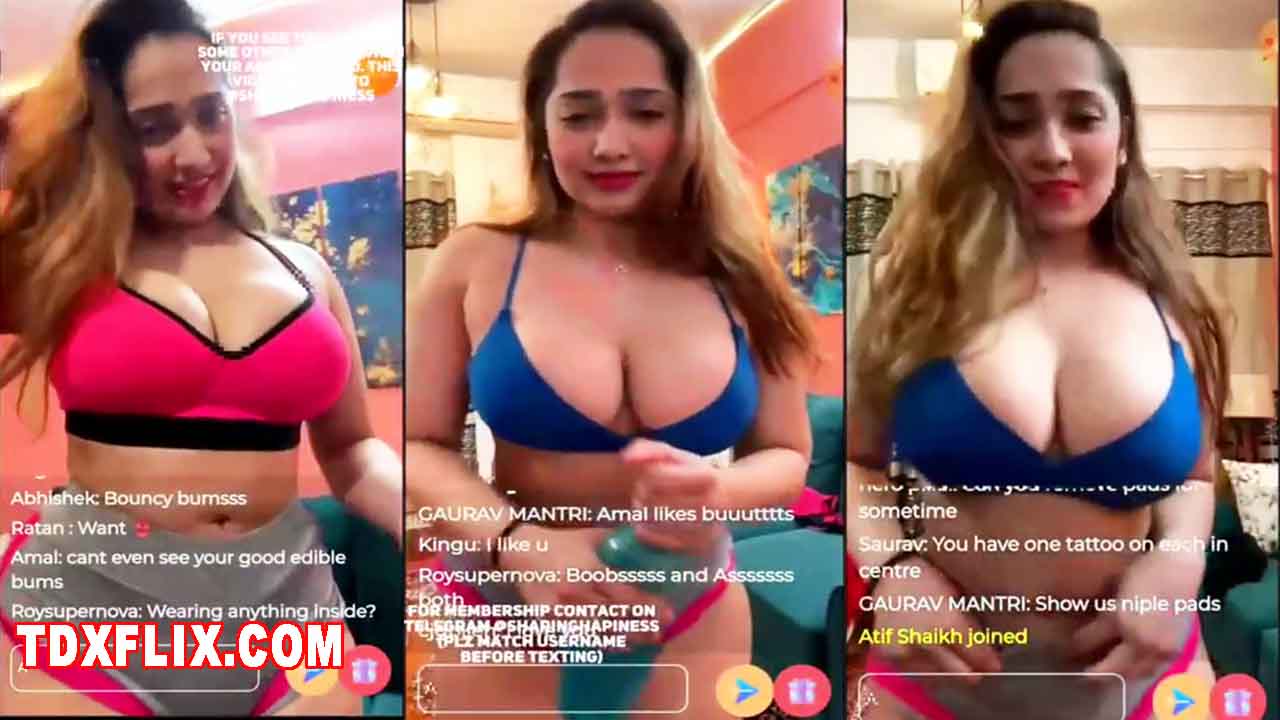 Aditi Mistry Nude Video in Sports Bra on PREMIUM Live
