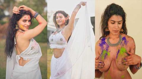Resmi R Nair Nude Holi Special Video