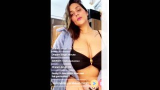 Vansheen Verma Showing Nude Boobs To Tease On App Live